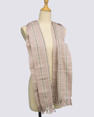 Bufanda de algodón unisex Beige