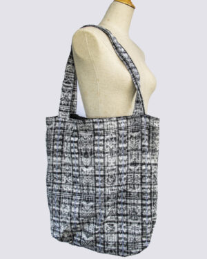 Bolsa de compras compacta ultraligera negro