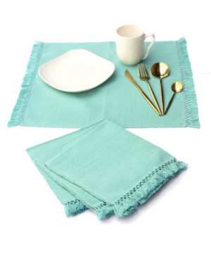 Individuales de mesa celeste