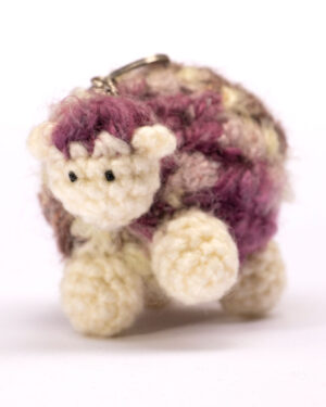 Llavero de lana oveja colores