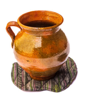 Salvamanteles de tela típica reciclada